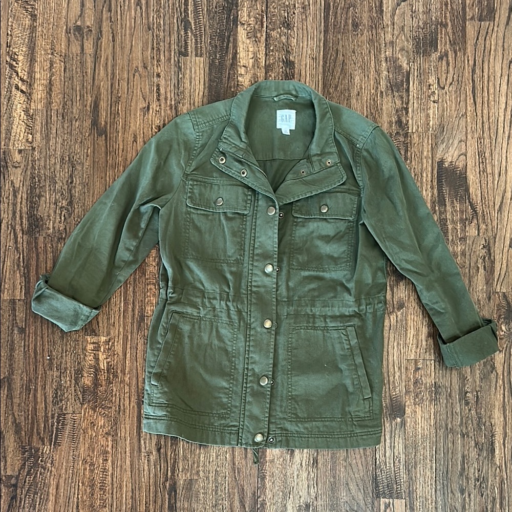 Gap Lightweight Green Utility Jacket